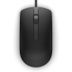 Dell MS116 - Souris Ambidextre - Optique 1000 DPI - 2 boutons - filaire - USB - Noir