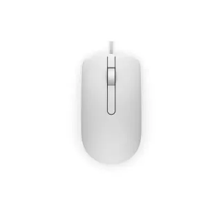 Dell MS116 - Souris Ambidextre - Optique 1000 DPI - 2 boutons - filaire - USB - Blanc