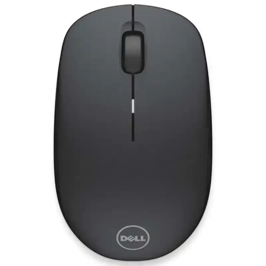 Dell WM126  - Souris Ambidextre - RF sans fil - 3 boutons - Optique 1000 DPI - Noir