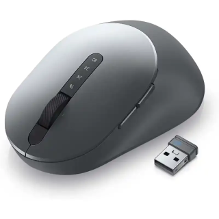 Dell Pro Plus MS5320W - Souris - 7 boutons - sans fil - Bluetooth 5.0 - Gris titan