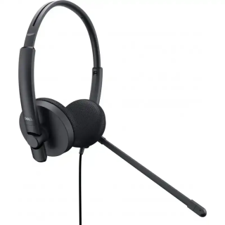 Dell Pro WH1022 - Micro-casque stéréo - filaire - USB - Arceau Appels/Musique - Noir
