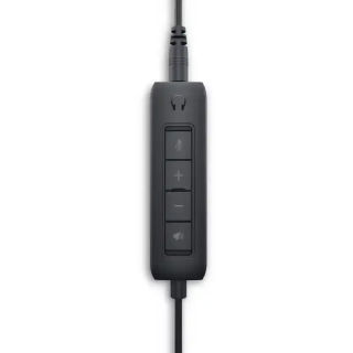 Dell Pro WH1022 - Micro-casque stéréo - filaire - USB - Arceau Appels/Musique - Noir