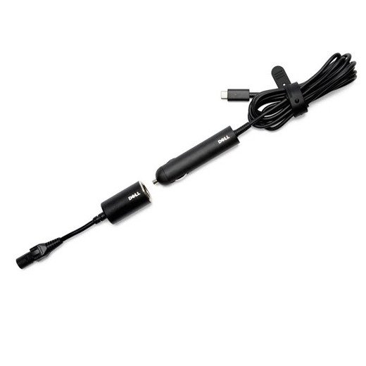 Dell Auto/Air adaptateur secteur allume-cigare 90W USB-C pour ordinateur Dell Inspiron, Latitude