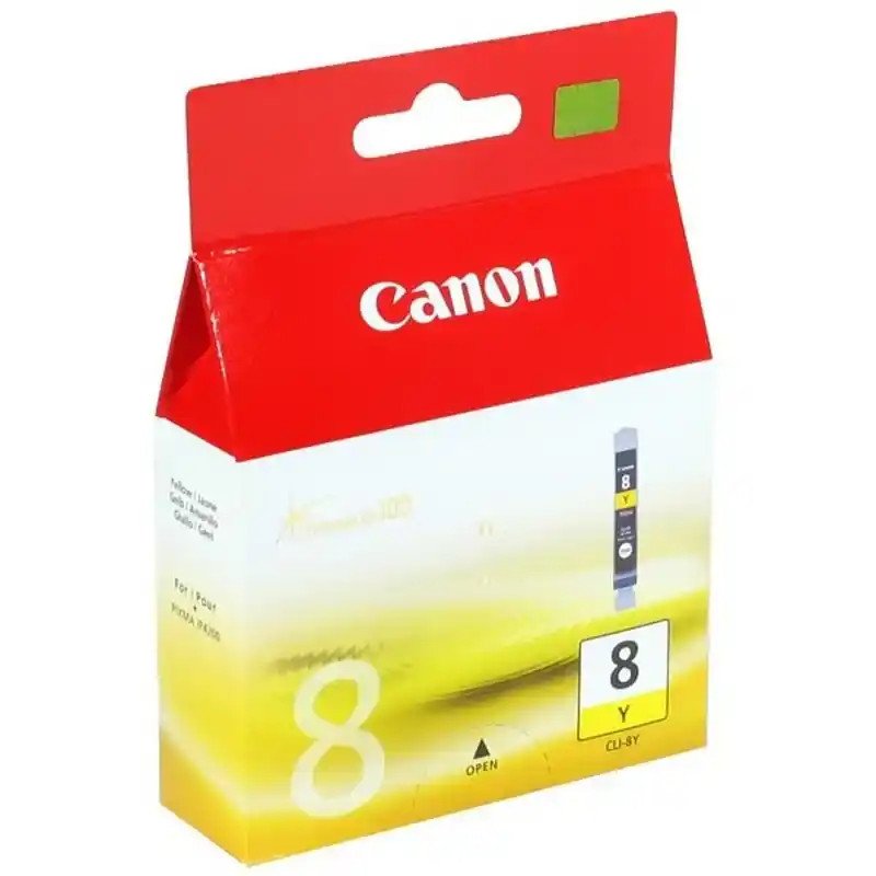 Canon CLI-8Y Cartouche d'encre jaune, haut rendement PIXMA iX5000 authentique.