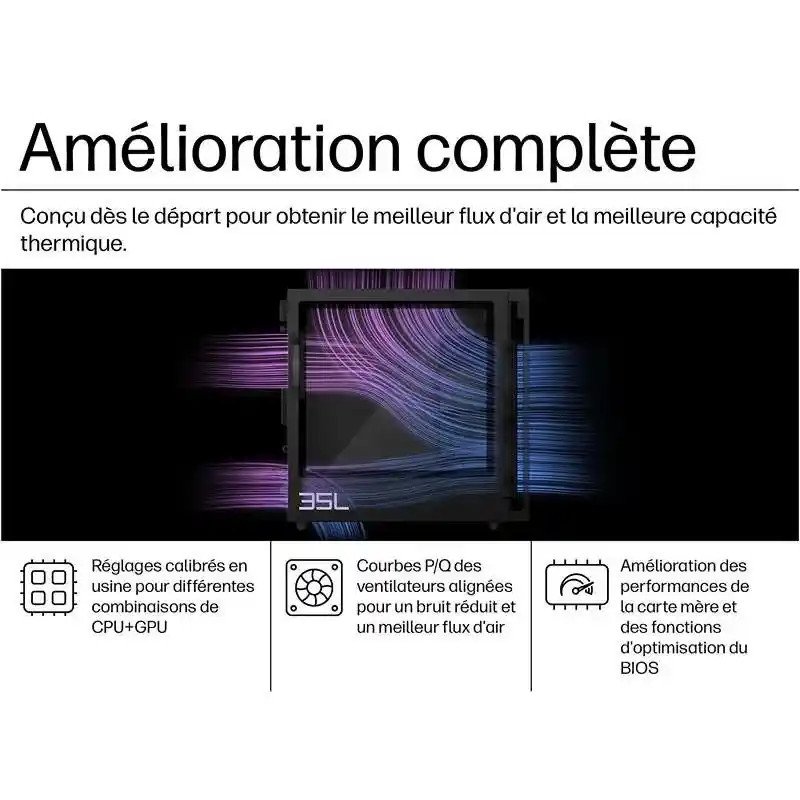 HP Tour Gaming OMEN 35L GT16-0488nf Intel® Core™ i7 NVIDIA® GeForce RTX™ 16 Go RAM 1 To SSD