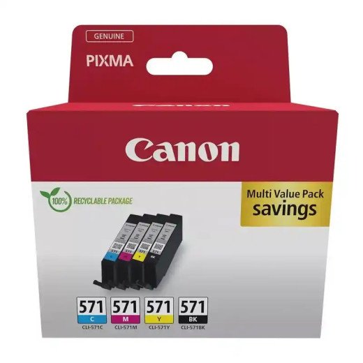 Canon CLI-571BK/C/M/Y  cartouches d'encre , cyan, magenta PIXMA MG6450.
