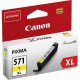 Canon CLI-571Y Cartouche d'encre jaune, haut rendement PIXMA MG7753, PIXMA TS5051.