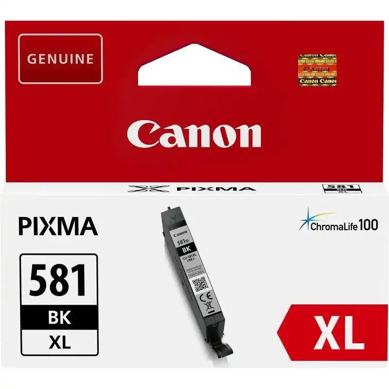 Canon CLI-581BK cartouche d'encre noire , haut rendement PIXMA TR7550, PIXMA TS9551C.