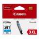 Canon CLI-581C XXL, Cartouche d'encre cyan haut rendement PIXMA TR7550, PIXMA TS6250.