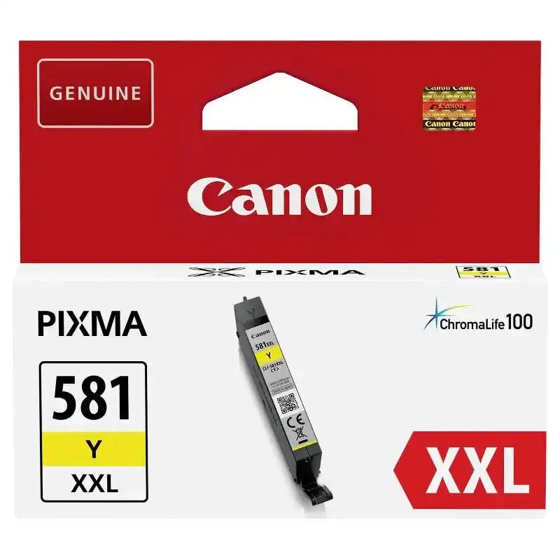 Canon CLI-581Y XXL, Cartouche d'encre jaune  haut rendement PIXMA TR7550t, PIXMA TS9150