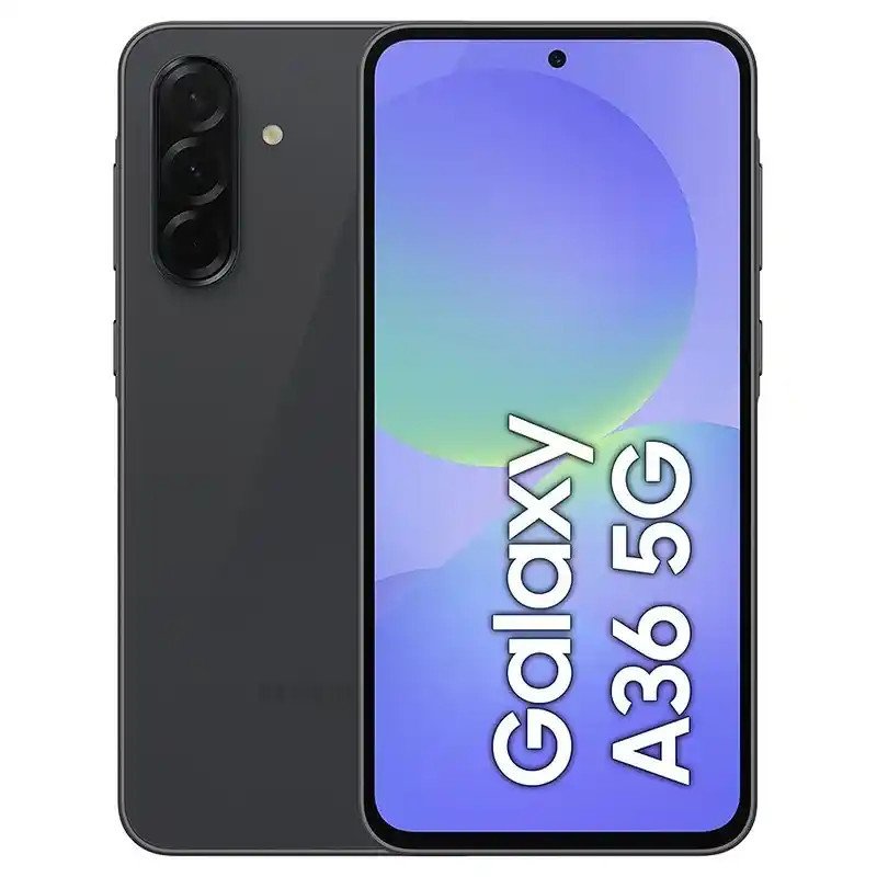 Samsung Galaxy A36 (5G) stockage 128GB -  6GB RAM -   Écran  6.7" - Batterie 5000 mAh  Noir