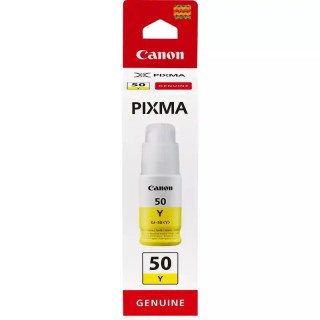 Canon GI-50Y, bouteille d'encre , Jaune PIXMA G6050 - PIXMA G7050-