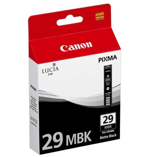 Canon PGI-29MBK Cartouche d'encre noire mate HAUT RENDEMENT Encre d'origine.