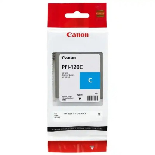 Canon PFI-120 C Cartouche d'encre cyan fiable Traceurs canon, IPF TM-205 ,TM-200 .