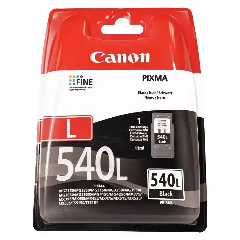 Canon PG-540L Cartouche d'encre noire à, haut rendement, PIXMA MX475, PIXMA MX455.