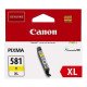 Canon CLI-581Y XL Cartouche d'encre jaune à haut rendement de bonne qualité PIXMA TS705a.