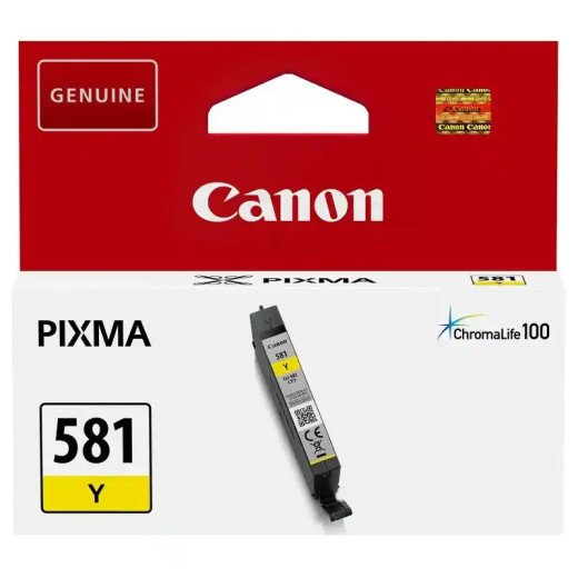 Canon CLI-581Y Cartouche d'encre jaune haut rendement PIXMA TR7550 - PIXMA TR8550.