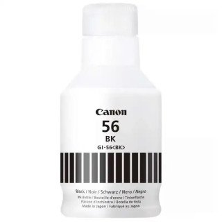 Canon GI-56BK Bouteille d'encre Noir d'origine MAXIFY GX4050 impression nette.