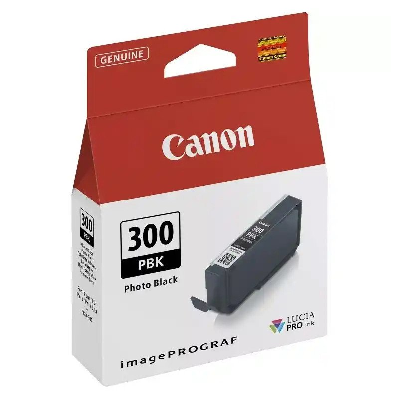 Canon PFI-300PBK Cartouche d'encre photo noire, authentique, imagePROGRAF PRO-300 A3+ Printer