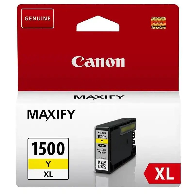 Canon PGI-1500XL Y Cartouche d'encre jaune à rendement élevé MAXIFY MB2750