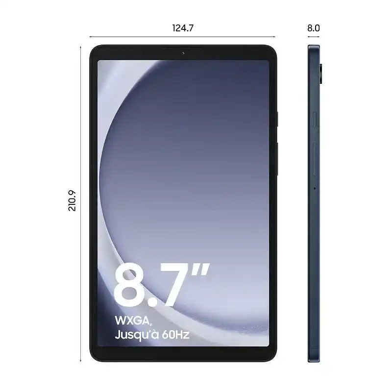 Samsung Galaxy Tab A9 Wi-Fi -Écran TFT LCD 8.7" - 8GB Ram -  Stockage 128 Go Bleu