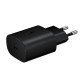 Samsung Chargeur Secteur USB-C Power Delivery 15W Charge Rapide Original Noir EP-T1510NBE