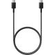 Samsung Câble de rechargement et de synchronisation 1m USB-C vers USB-C (noir)fiable  EP-DA705