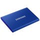 Samsung Disque dur externe Portable SSD T7 1 To Bleu Dimensions du produit  85 x 57 x 8.0mm