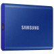Samsung Disque dur externe Portable SSD T7 1 To Bleu Dimensions du produit  85 x 57 x 8.0mm