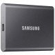 Samsung Disque dur externe Portable SSD T7 1 To Gris Dimensions du produit  85 x 57 x 8.0mm