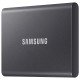 Samsung Disque dur externe Portable SSD T7 2 To Gris Dimensions du produit  85 x 57 x 8.0mm