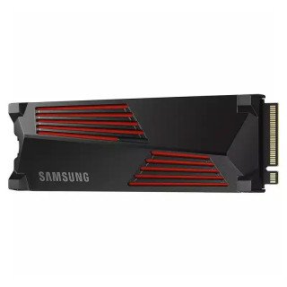 Samsung Disque dur interne SSD 990 PRO M.2 PCIe NVMe 2 To avec dissipateur  80.15 x 25 x 8.88mm
