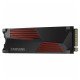 Samsung Disque dur interne SSD 990 PRO M.2 PCIe NVMe 2 To avec dissipateur  80.15 x 25 x 8.88mm