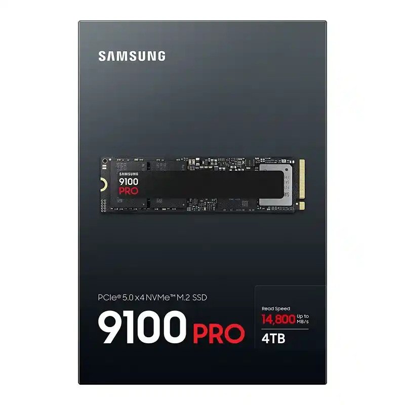Samsung Disque dur interne SSD 9100 PRO M.2 PCIe NVMe 8 To avec dissipateur  80.15 x  25 x  11,25