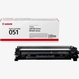 Canon 051, noir Cartouche de toner - 1700 pages, bon rendement, i-SENSYS LBP162dw