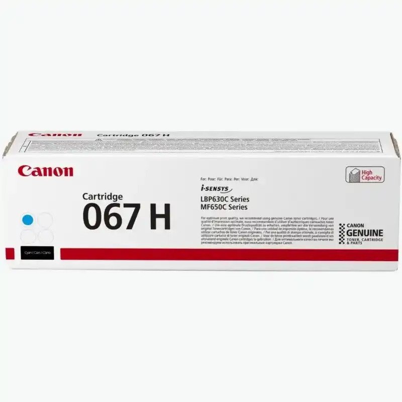 Canon 067H Cartouche de toner jaune bon rendement LBP631Cw, LBP633Cdw, LBP633Cdw.