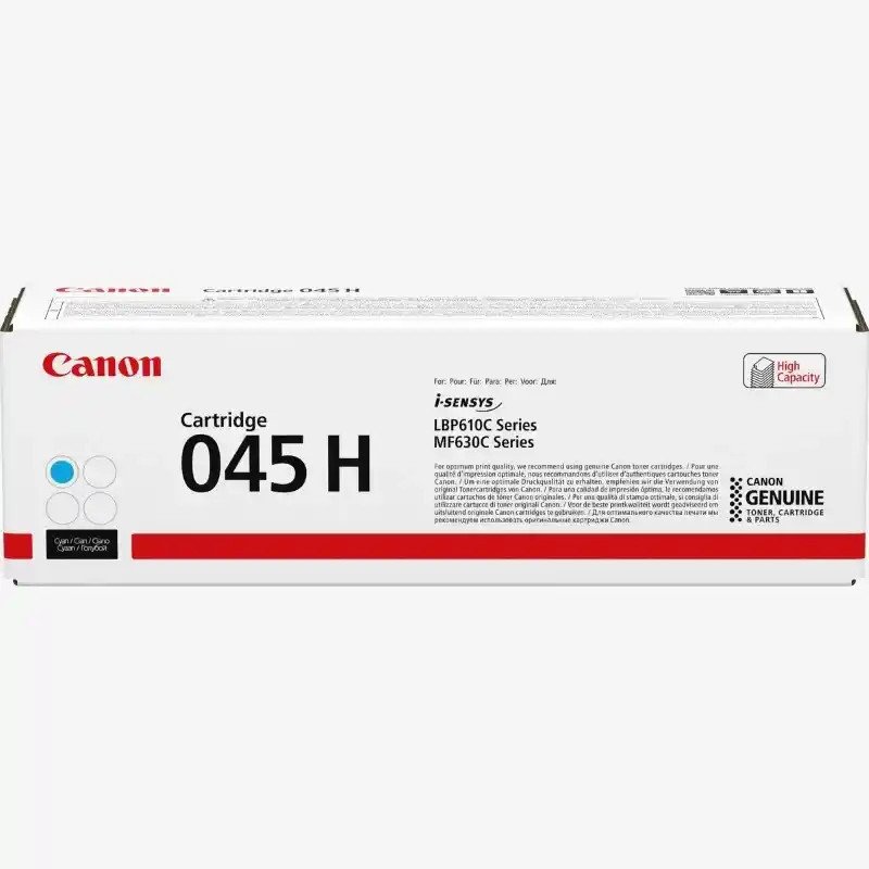 Canon 045H Cartouche de toner cyan - jusqu'à 2200 pages  i-SENSYS MF633Cdw i-SENSYS MF635Cx.