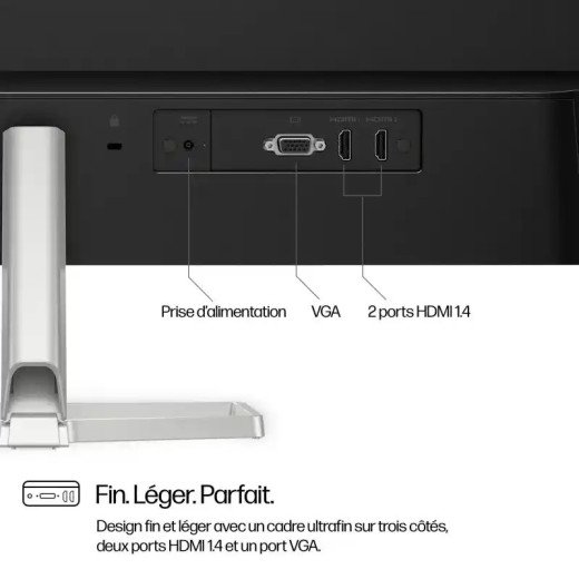 HP Série 5 527sf Écran Plat LCD Full HD 27 pouces - IPS - 100 Hz - 5ms - Protection HP Eye Ease