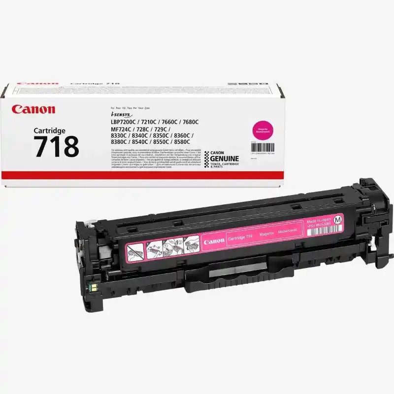 Canon 718M Cartouche toner magenta, bon rendement i-SENSYS LBP7200Cdn  _
