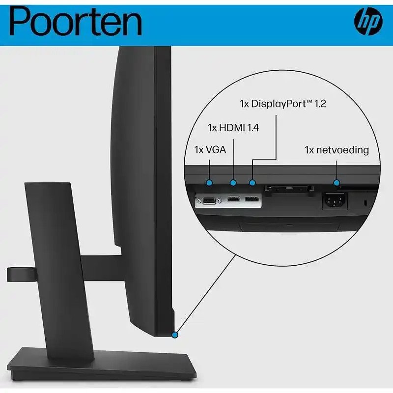 HP P27h Écran Plat LCD Full HD 27 pouces - Haut-parleurs intégrés - IPS - 75 Hz - 5ms - Low Blue Light