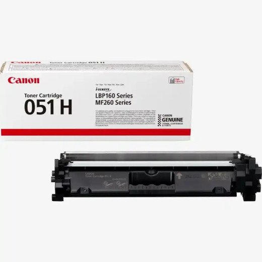 Canon 051 H Cartouche de toner noire   i-SENSYS MF264dw authentique.