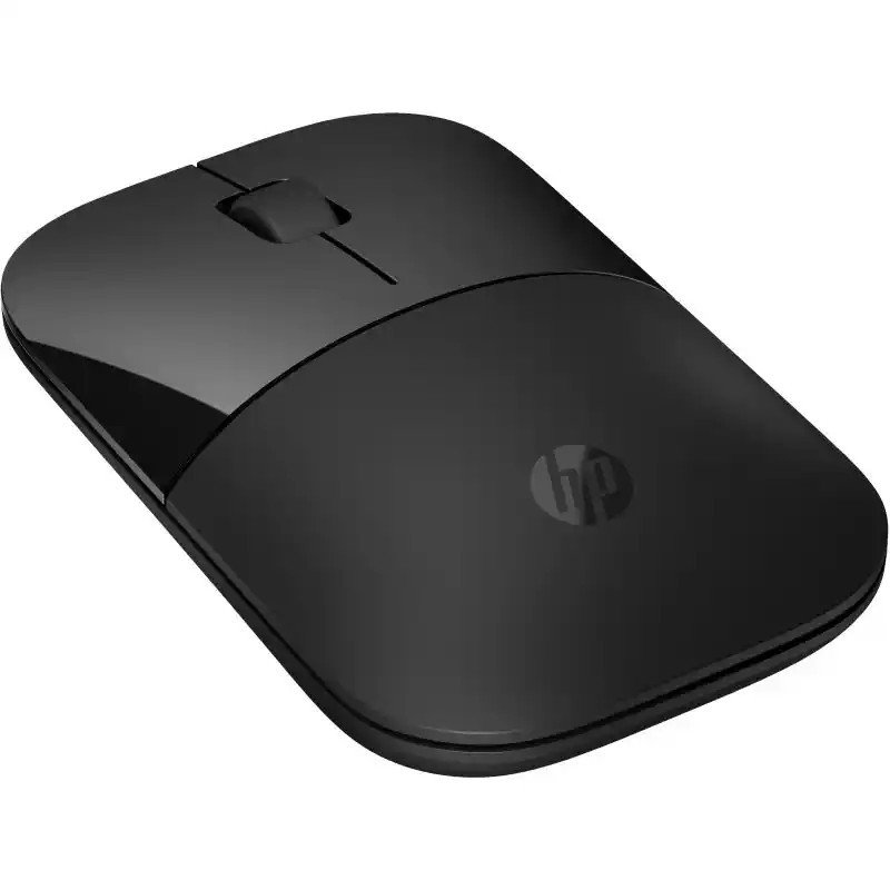HP Z3700 Souris sans fil 2,4 GHz - 1200 ppp - Jusqu’à 16 mois d'autonomie - design plat - Noir