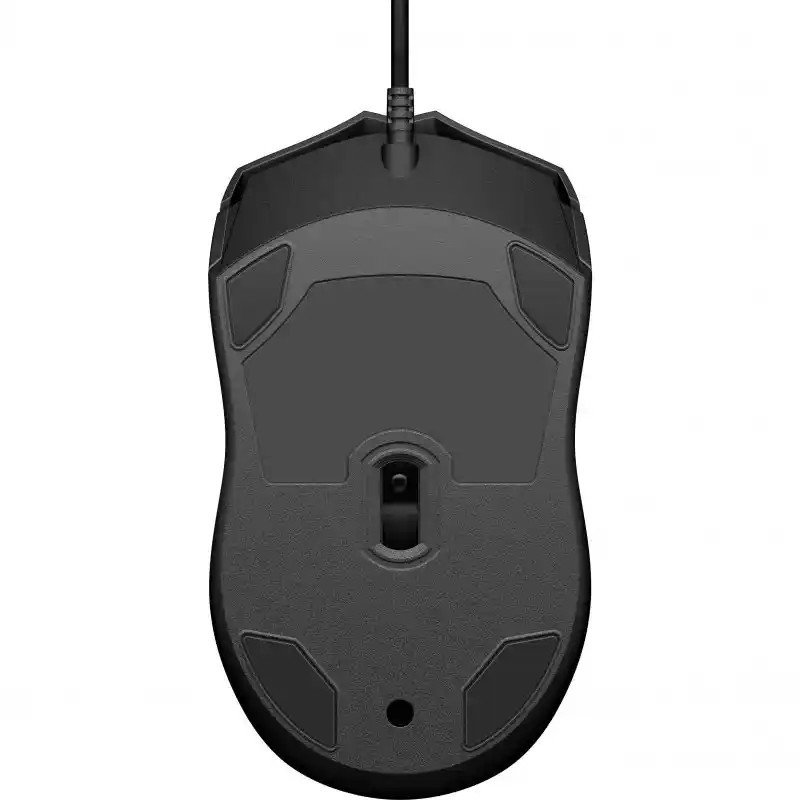 HP 100 Souris USB Type-A filaire - 3 boutons - Jusqu’à 1600 ppp - mouvements fluides - Noir