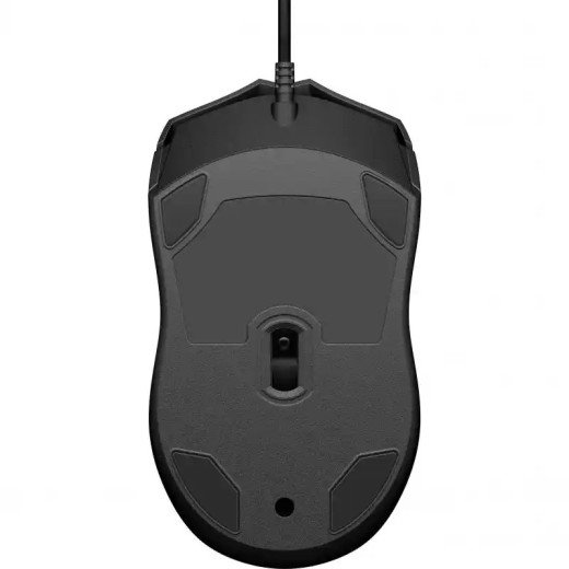 HP 100 Souris USB Type-A filaire - 3 boutons - Jusqu’à 1600 ppp - mouvements fluides - Noir