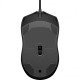 HP 100 Souris USB Type-A filaire - 3 boutons - Jusqu’à 1600 ppp - mouvements fluides - Noir