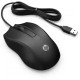 HP 100 Souris USB Type-A filaire - 3 boutons - Jusqu’à 1600 ppp - mouvements fluides - Noir