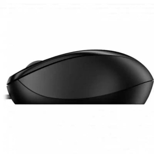 HP 1000 Souris filaire USB Type-A filaire - 3 boutons - précision accrue - 1200 ppp - design galbé -  Noir