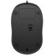 HP 1000 Souris filaire USB Type-A filaire - 3 boutons - précision accrue - 1200 ppp - design galbé -  Noir