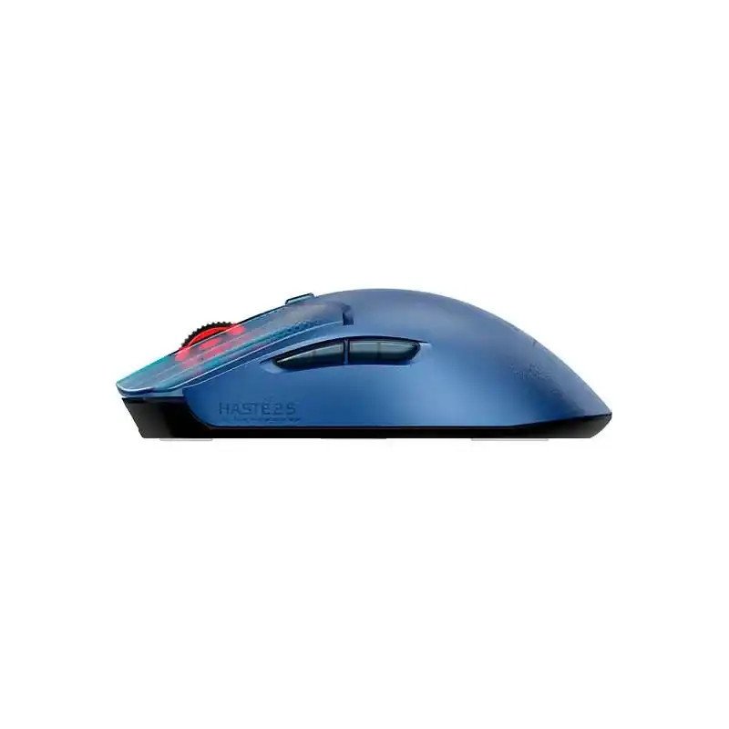 HyperX Pulsefire Haste 2 S Souris gamer sans fil 2,4 GHz - Bluetooth 5.1 - 120 heures d'autonomie - Bleu