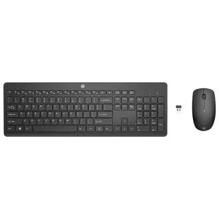 HP 235 Ensemble clavier AZERTY et souris sans fil 2,4 GHz - 16 mois d'autonomie - Noir